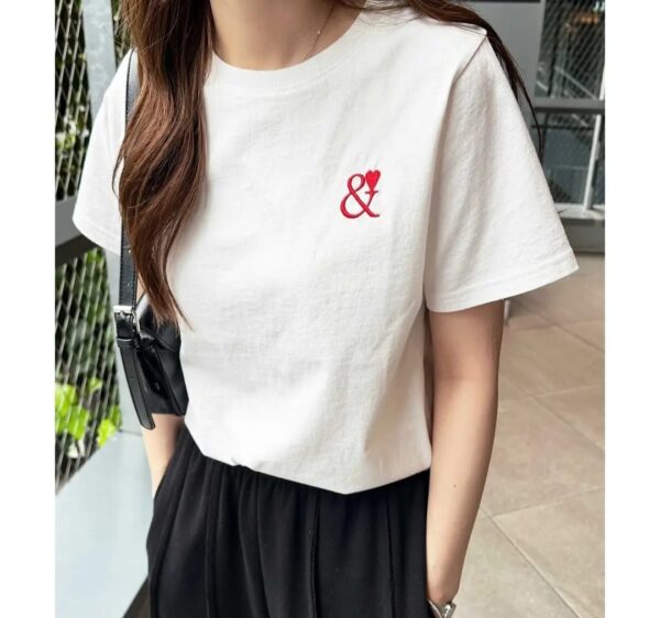 刺繡短袖襯衫